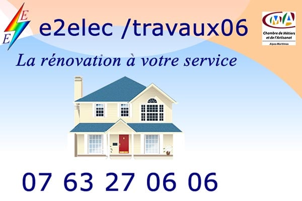 Logo Travaux06 E2elec - Annuaire Artisans Pros